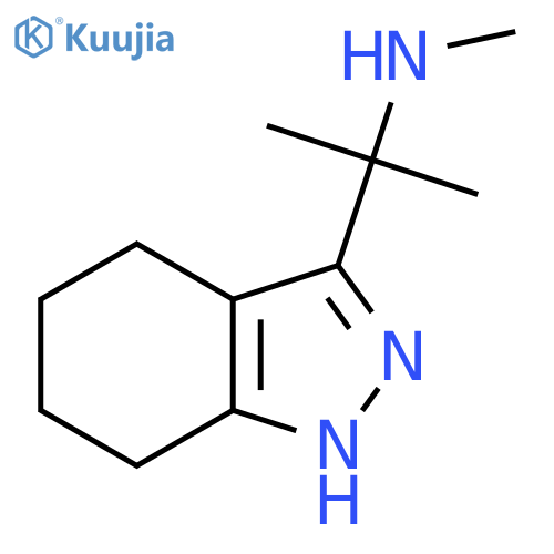 methyl2-(4,5,6,7-tetrahydro-1H-indazol-3-yl)propan-2-ylamine structure