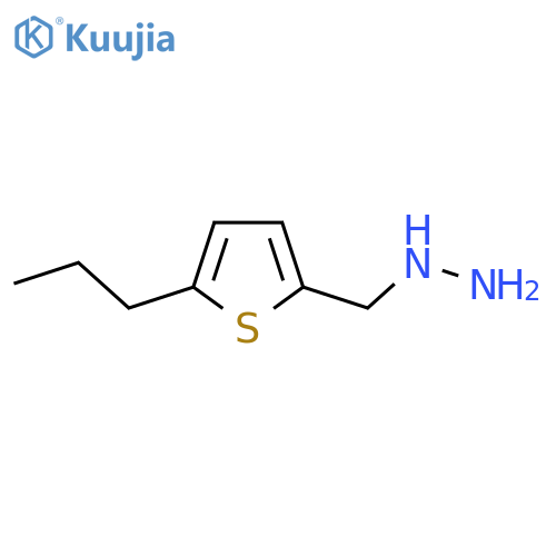 (5-propylthiophen-2-yl)methylhydrazine structure