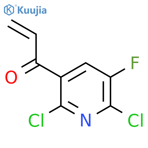 1-(2,6-dichloro-5-fluoropyridin-3-yl)prop-2-en-1-one structure