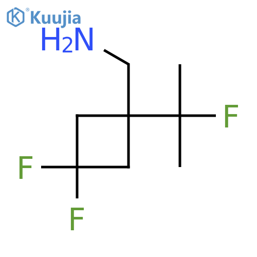 3,3-difluoro-1-(2-fluoropropan-2-yl)cyclobutylmethanamine structure