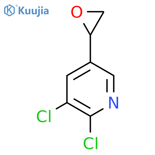 2,3-dichloro-5-(oxiran-2-yl)pyridine structure