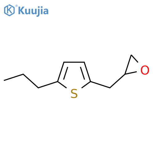 2-(5-propylthiophen-2-yl)methyloxirane structure