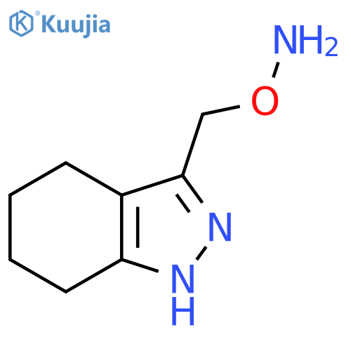 O-(4,5,6,7-tetrahydro-1H-indazol-3-yl)methylhydroxylamine structure