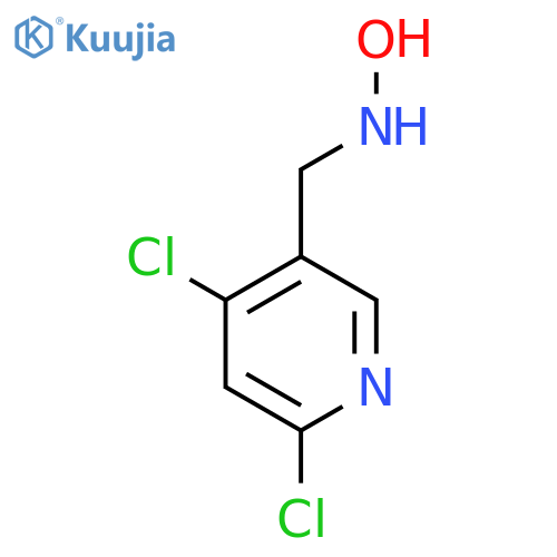 N-(4,6-dichloropyridin-3-yl)methylhydroxylamine structure