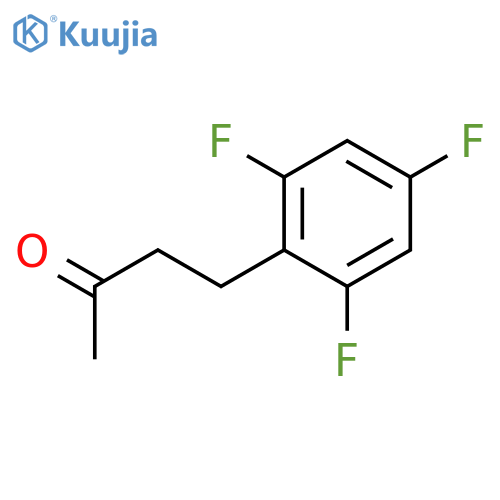 4-(2,4,6-trifluorophenyl)butan-2-one structure