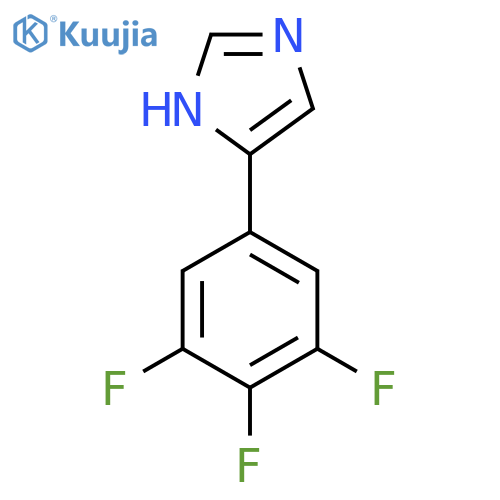 4-(3,4,5-trifluorophenyl)-1H-imidazole structure
