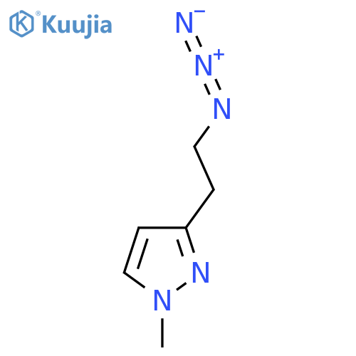 3-(2-azidoethyl)-1-methyl-1H-pyrazole structure