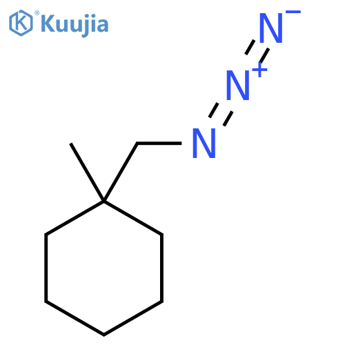 1-(azidomethyl)-1-methylcyclohexane structure