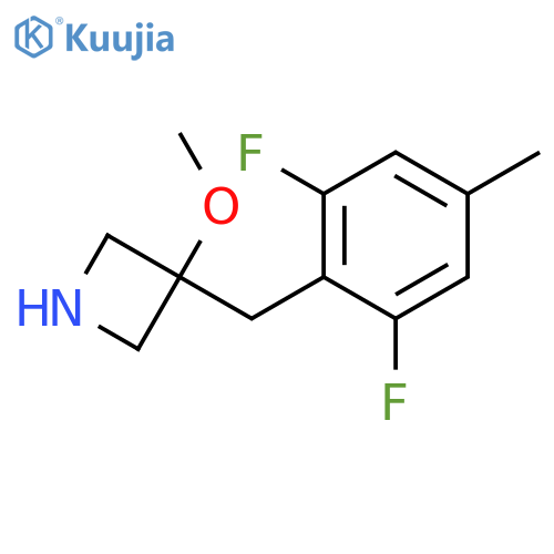 3-(2,6-difluoro-4-methylphenyl)methyl-3-methoxyazetidine structure