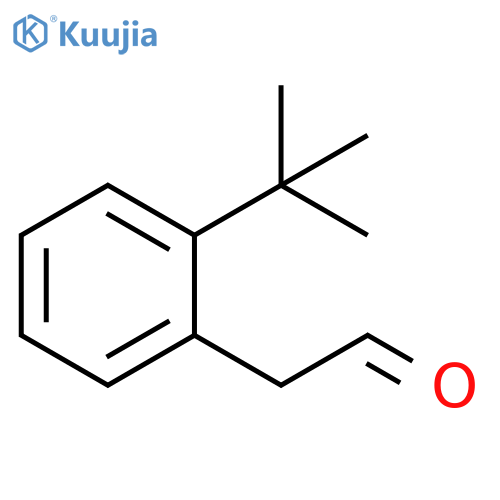 2-(2-tert-butylphenyl)acetaldehyde structure