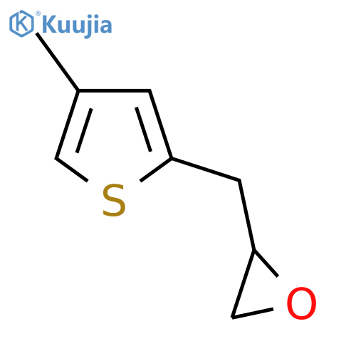 2-(4-methylthiophen-2-yl)methyloxirane structure