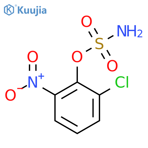 2-chloro-6-nitrophenyl sulfamate structure