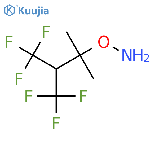 O-4,4,4-trifluoro-2-methyl-3-(trifluoromethyl)butan-2-ylhydroxylamine structure