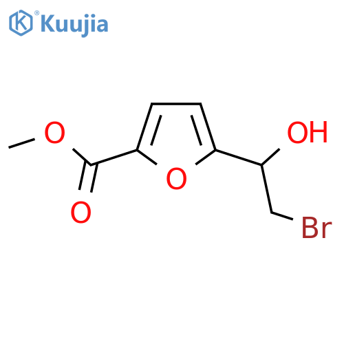 methyl 5-(2-bromo-1-hydroxyethyl)furan-2-carboxylate structure