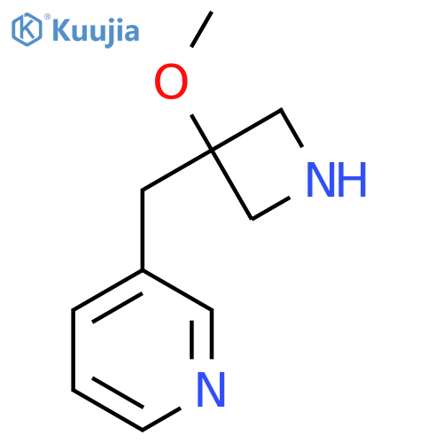3-(3-methoxyazetidin-3-yl)methylpyridine structure