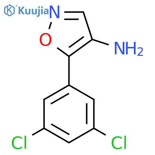 5-(3,5-dichlorophenyl)-1,2-oxazol-4-amine structure