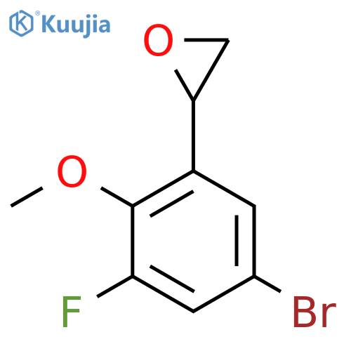 2-(5-bromo-3-fluoro-2-methoxyphenyl)oxirane structure