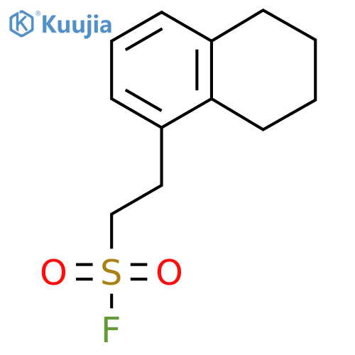 2-(5,6,7,8-tetrahydronaphthalen-1-yl)ethane-1-sulfonyl fluoride structure