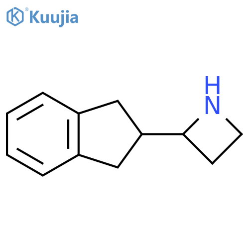 2-(2,3-dihydro-1H-inden-2-yl)azetidine structure