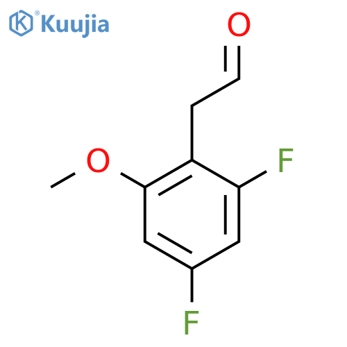 2-(2,4-difluoro-6-methoxyphenyl)acetaldehyde structure