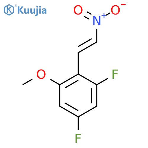 1,5-difluoro-3-methoxy-2-(2-nitroethenyl)benzene structure