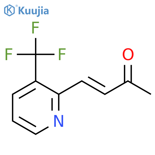 4-3-(trifluoromethyl)pyridin-2-ylbut-3-en-2-one structure