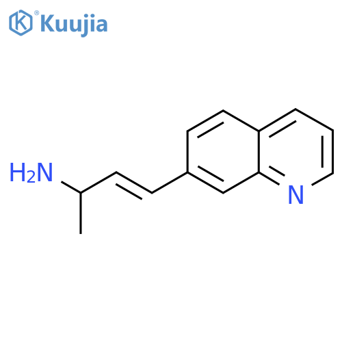 4-(quinolin-7-yl)but-3-en-2-amine structure