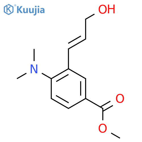 methyl 4-(dimethylamino)-3-(3-hydroxyprop-1-en-1-yl)benzoate structure