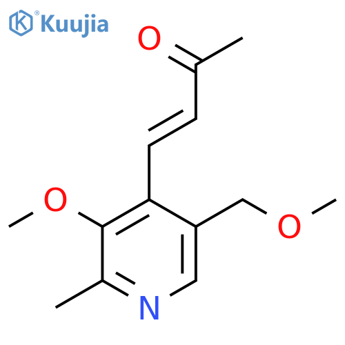 4-[3-Methoxy-5-(methoxymethyl)-2-methylpyridin-4-yl]but-3-en-2-one structure