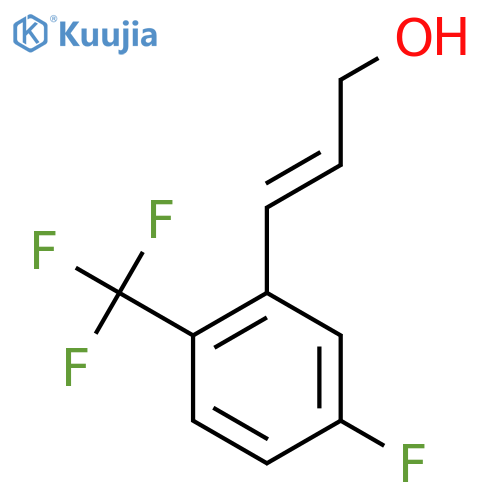 3-5-fluoro-2-(trifluoromethyl)phenylprop-2-en-1-ol structure