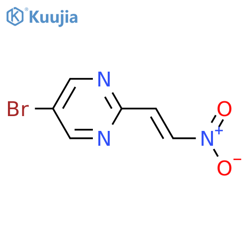 5-bromo-2-(2-nitroethenyl)pyrimidine structure