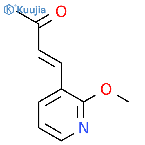 4-(2-methoxypyridin-3-yl)but-3-en-2-one structure