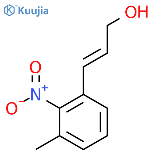 3-(3-methyl-2-nitrophenyl)prop-2-en-1-ol structure