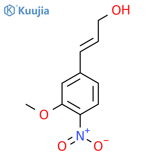 3-(3-methoxy-4-nitrophenyl)prop-2-en-1-ol structure