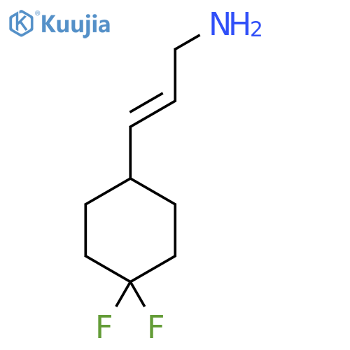 3-(4,4-difluorocyclohexyl)prop-2-en-1-amine structure