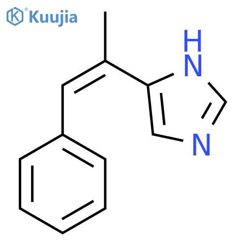 4-(1-phenylprop-1-en-2-yl)-1H-imidazole structure
