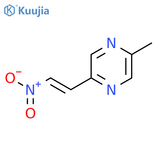 2-methyl-5-(2-nitroethenyl)pyrazine structure