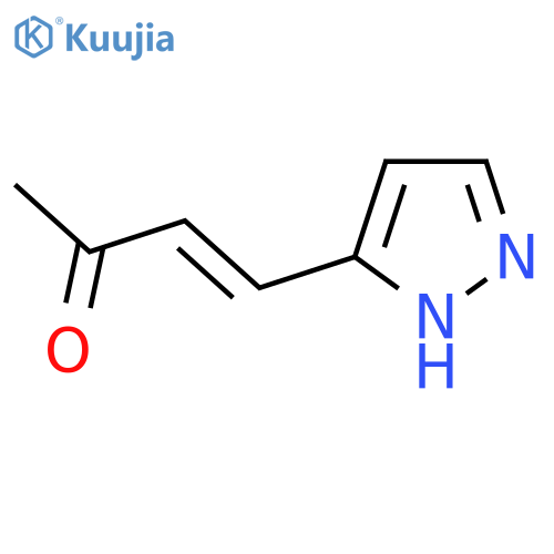 4-(1H-pyrazol-3-yl)but-3-en-2-one structure