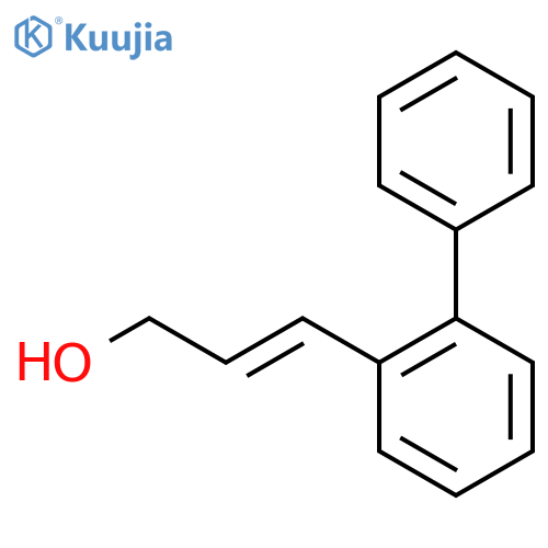 3-(2-phenylphenyl)prop-2-en-1-ol structure
