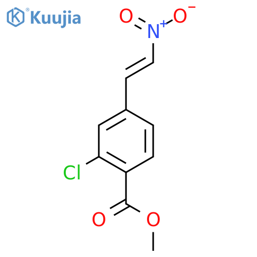 methyl 2-chloro-4-(2-nitroethenyl)benzoate structure