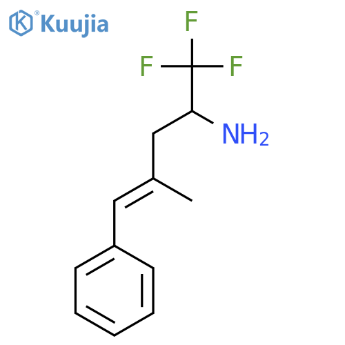 1,1,1-trifluoro-4-methyl-5-phenylpent-4-en-2-amine structure