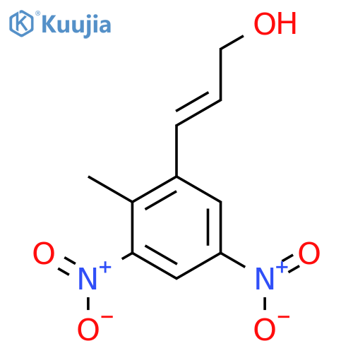 3-(2-methyl-3,5-dinitrophenyl)prop-2-en-1-ol structure