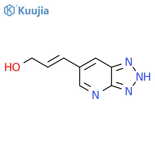 3-{3H-1,2,3triazolo4,5-bpyridin-6-yl}prop-2-en-1-ol structure