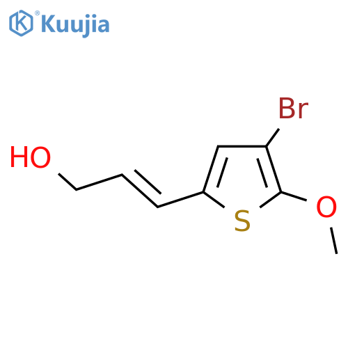 3-(4-bromo-5-methoxythiophen-2-yl)prop-2-en-1-ol structure