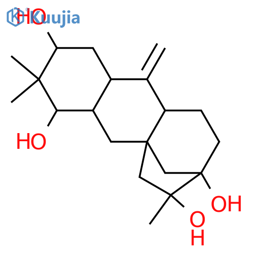 10(20)-Leucothene-3,5,13,16-tetrol; (3α,5β,16α)-form structure