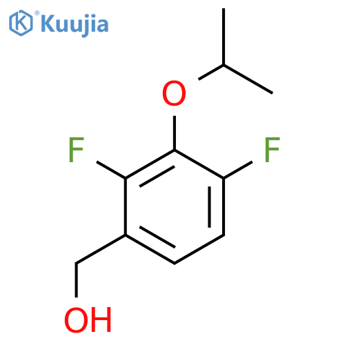 [2,4-Difluoro-3-(propan-2-yloxy)phenyl]methanol structure