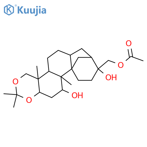 1,3,16,17,18-Aphidicolanepentol; (1β,3α,16β)-form, 3,18-Isopropylidene, 17-Ac structure
