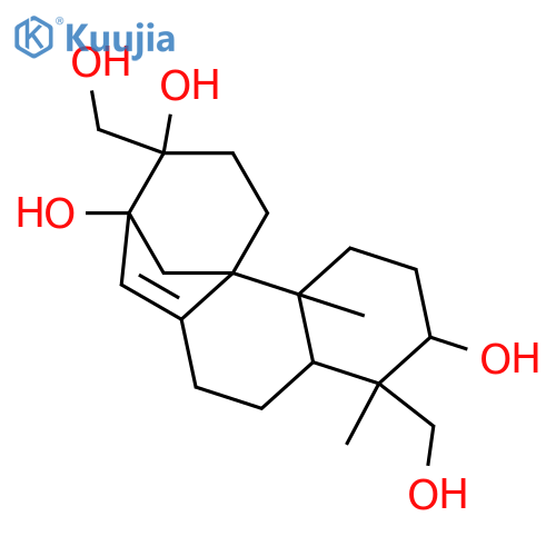 8(13)-Aphidicolene-3,12,16,17,18-pentol; (3α,16β)-form structure