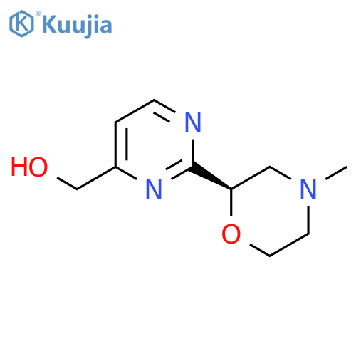 {2-(2R)-4-methylmorpholin-2-ylpyrimidin-4-yl}methanol structure