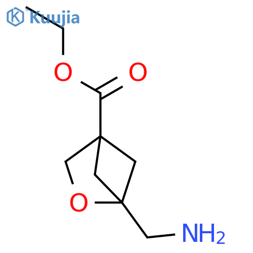 ethyl 1-(aminomethyl)-2-oxabicyclo2.1.1hexane-4-carboxylate structure